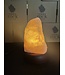 Rose Quartz Lamp, wooden base with Standard bulb/cord, #34, 1.672kg *disc.*