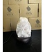 Rose Quartz Lamp, wooden base with Standard bulb/cord, #49, 1.954kg *disc.*