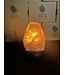 Rose Quartz Lamp, wooden base with Standard bulb/cord, #49, 1.954kg *disc.*