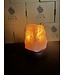 Rose Quartz Lamp, wooden base with Standard bulb/cord, #39, 1.896kg *disc.*