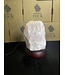 Rose Quartz Lamp, wooden base with Standard bulb/cord, #38, 2.122kg *disc.*