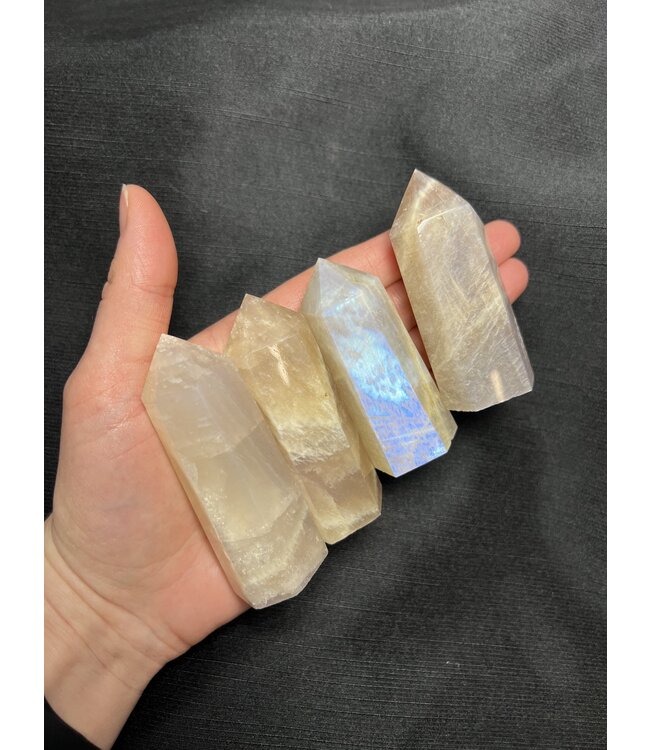High Flash Garnierite Point, Size Large [75-99gr]