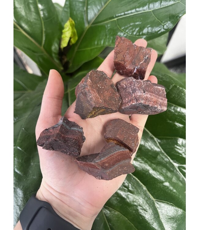 Rough Red Tiger Eye Size Small 500gr Bulk Pack