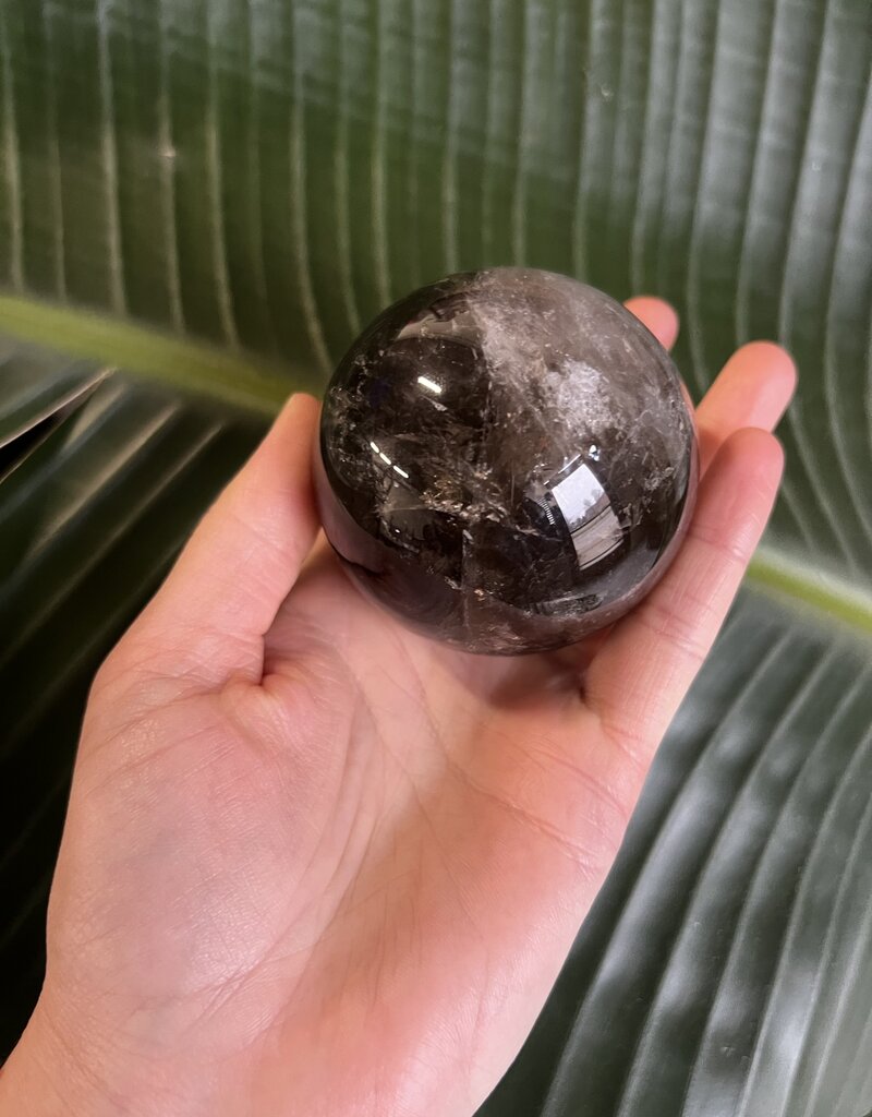 Smoky Quartz Sphere, 65-69mm