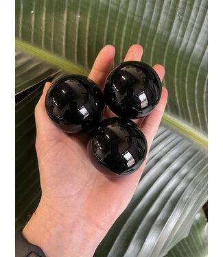 Black Obsidian Sphere, 50-54mm