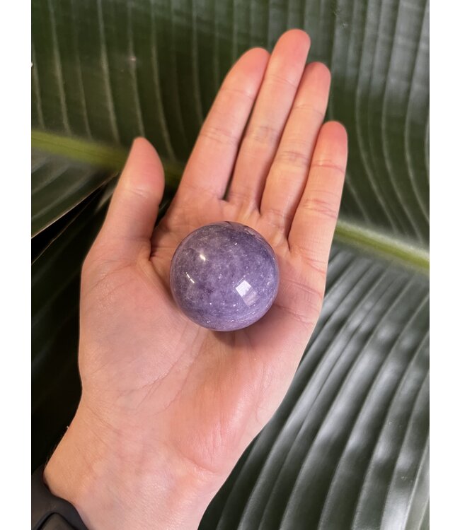 Lepidolite Sphere, 40-44mm