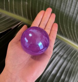 Aura Quartz, Purple, Sphere, 55-59mm