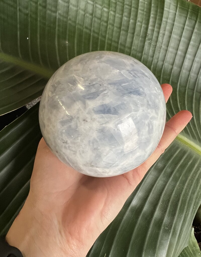 Blue Calcite Sphere, 95-99mm *disc.*