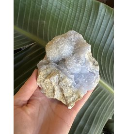 Blue Lace Agate Raw Geode #168, 482gr