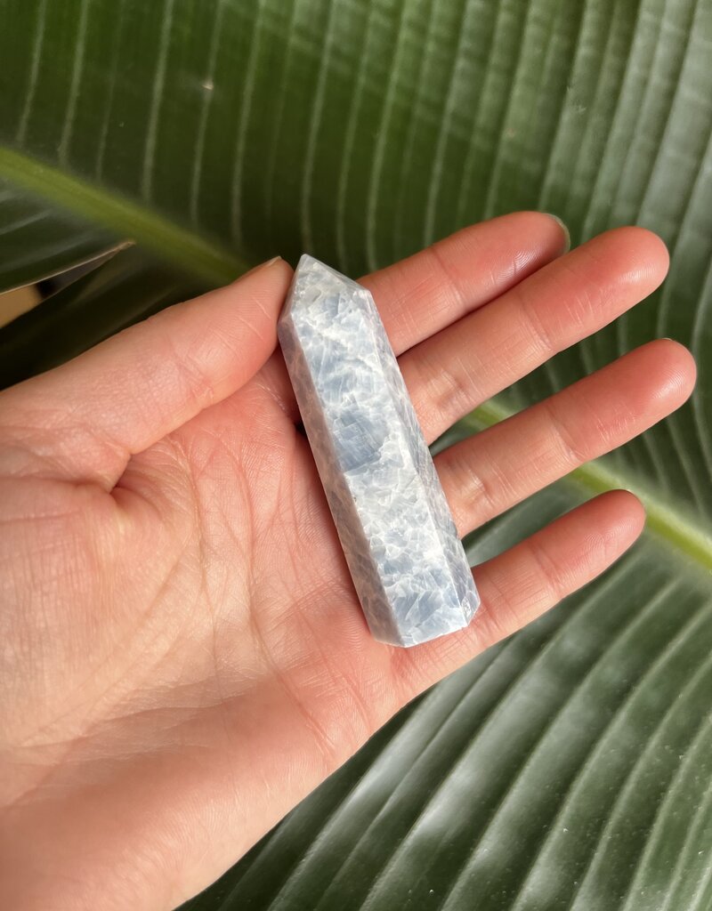 Blue Calcite Point, Size Small [25-49gr]