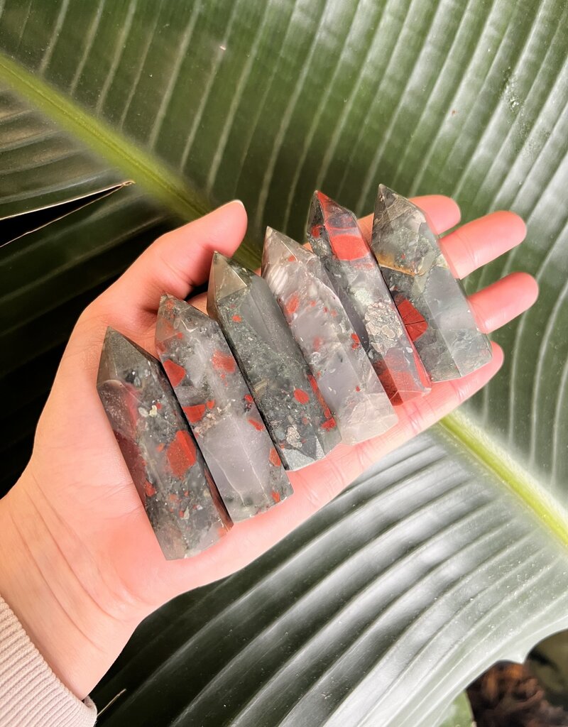African Bloodstone Point, Size Small [25-49gr]