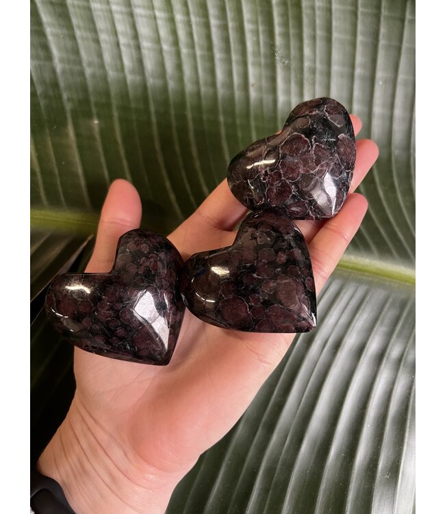 Garnet Heart, Size Large [125-149gr]