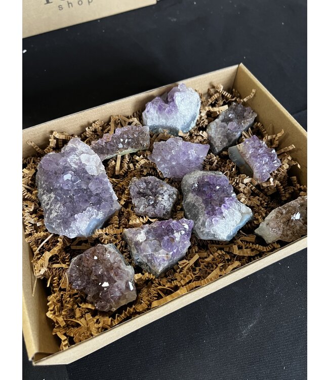 Amethyst Druzy Clusters 1KG bulk lot