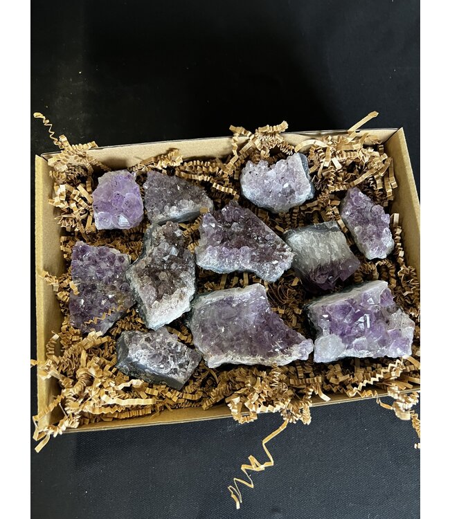 Amethyst Druzy Clusters 1KG bulk lot