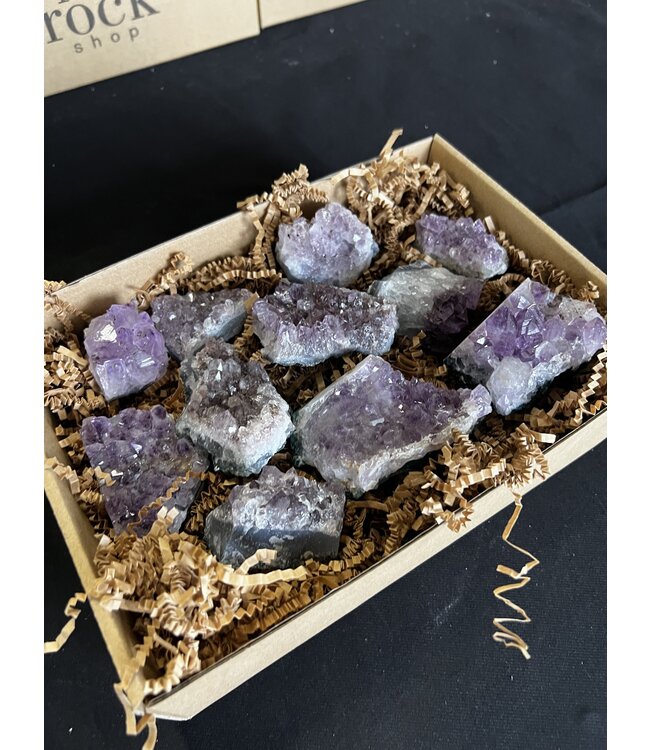 Amethyst Druzy Clusters 1KG bulk lot