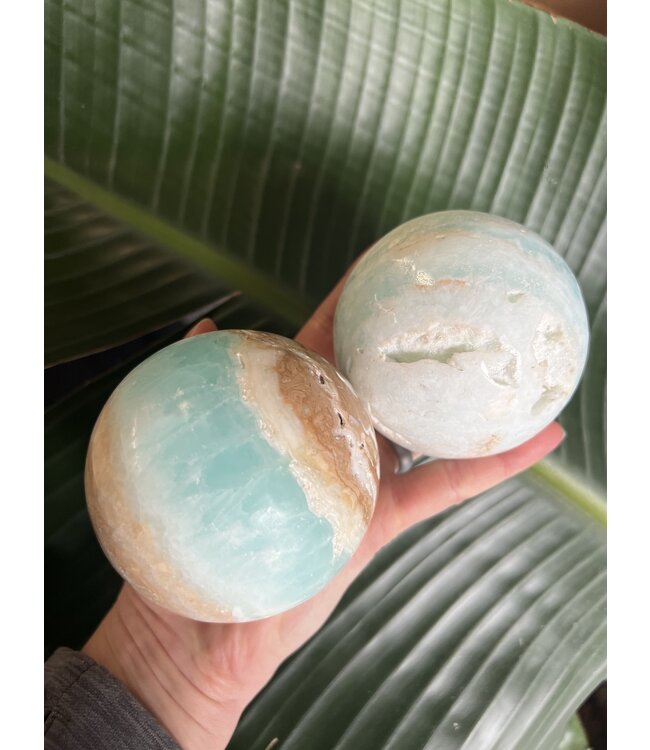 Caribbean Calcite Sphere, 80-84mm *disc.*