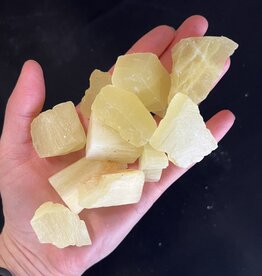 Rough Lemon Calcite Size Small 100gr/500gr Bulk Pack