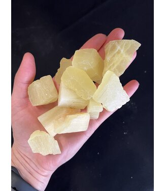 Rough Lemon Calcite Size Small 100gr/500gr Bulk Pack
