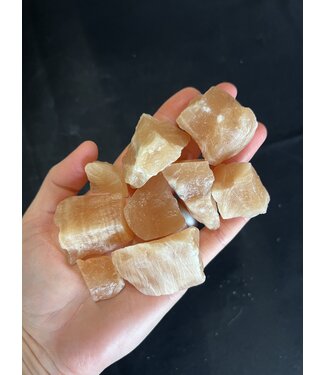 Rough Honey Calcite Size Small 100gr/500gr Bulk Pack