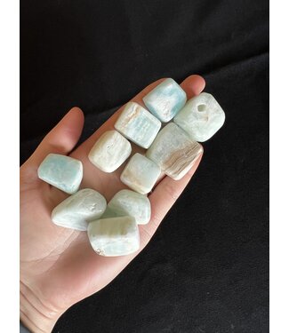 Caribbean Calcite Tumbled Stones, Size Medium, purchase individual or bulk