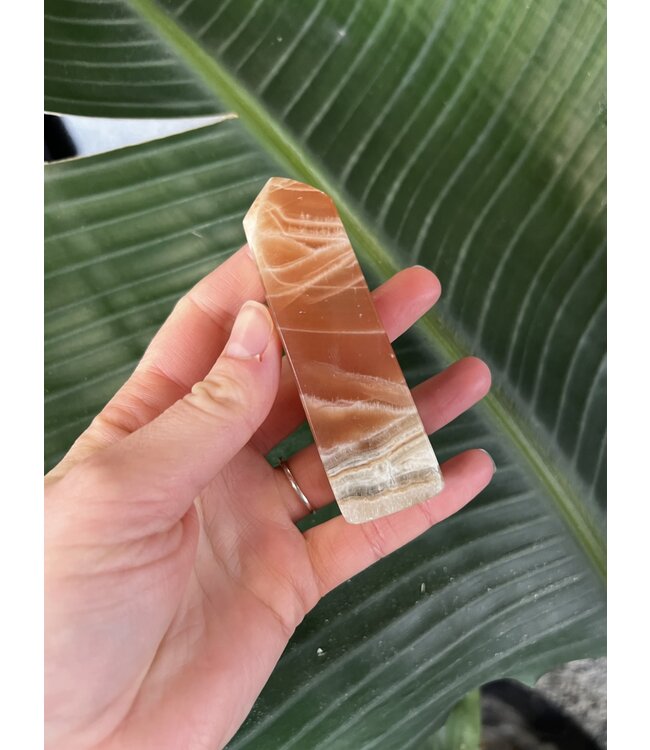 Honey Calcite Point, Size XX-Large [125-149gr]