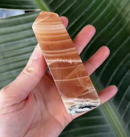 Honey Calcite Point, Size Giant-Plus [225-249gr]