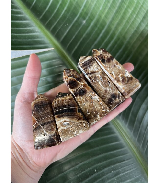 Chocolate Calcite Point, Size Large  [75-99gr]
