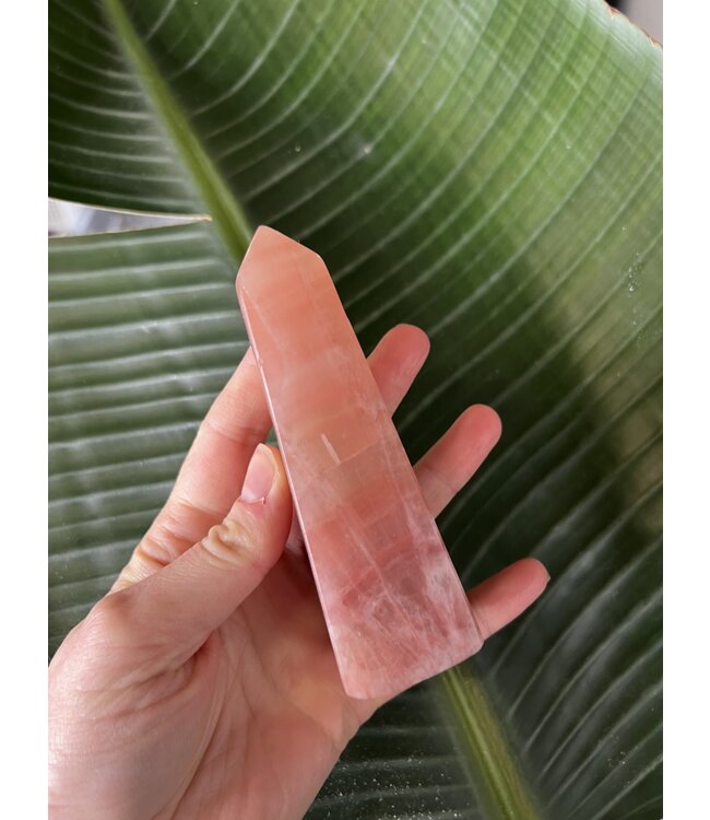 Rose Calcite Point, Size Dino [250-274gr]