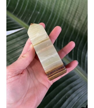 Green Banded Onyx Point, Size Giant [200-224gr]