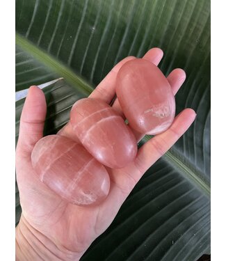 Rose Calcite Palm, Size Small [75-99gr]