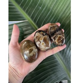 Chocolate Calcite Palm, Size Small [75-99gr]