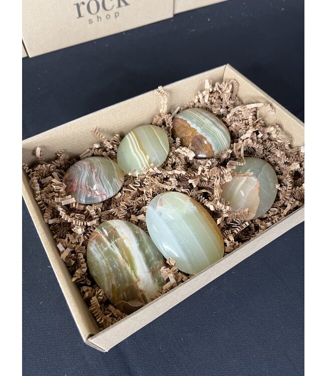 Green Banded Onyx Palms 1KG bulk lot