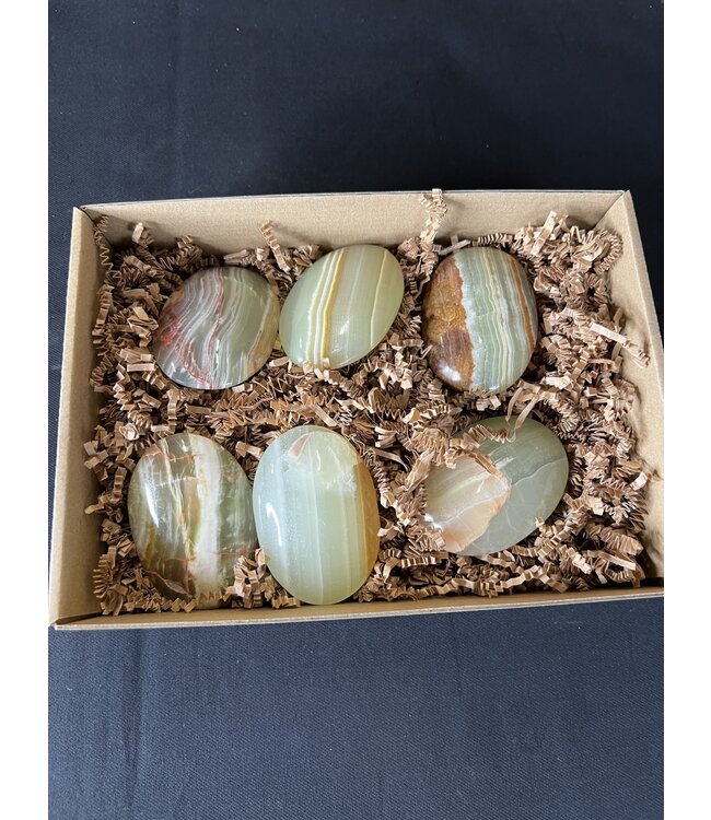 Green Banded Onyx Palms 1KG bulk lot