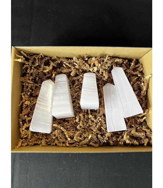 Mangano Calcite Points 1KG bulk lot