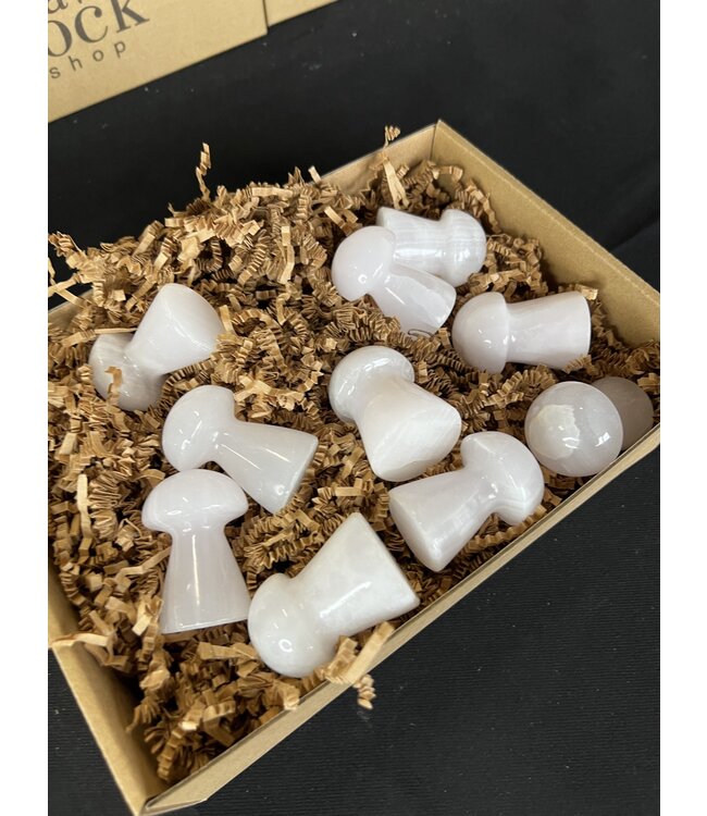 Mangano Calcite Mushrooms 1KG bulk lot