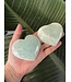 Pistachio Calcite Heart, Size XX-Large [175-199gr]