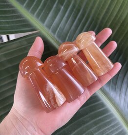 Honey Calcite Mushroom, Size Large [75-99gr]