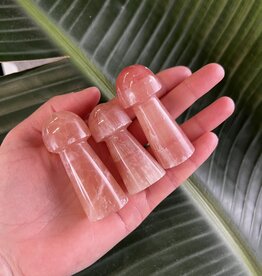 Rose Calcite Mushroom, Size Medium [50-74gr]