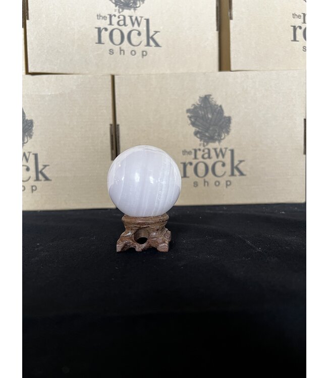 Mangano Calcite Sphere, 50-54mm