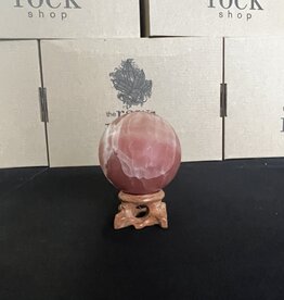 Rose Calcite Sphere, 55-59mm
