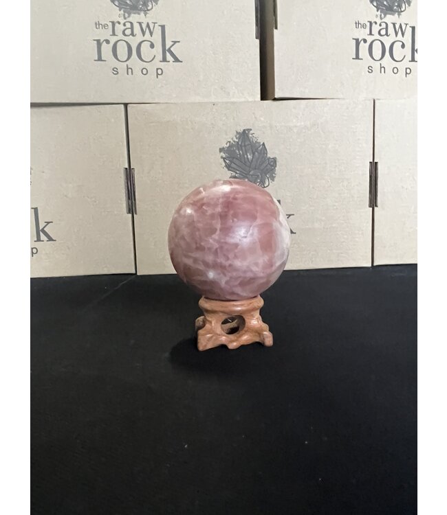 Rose Calcite Sphere, 60-64mm