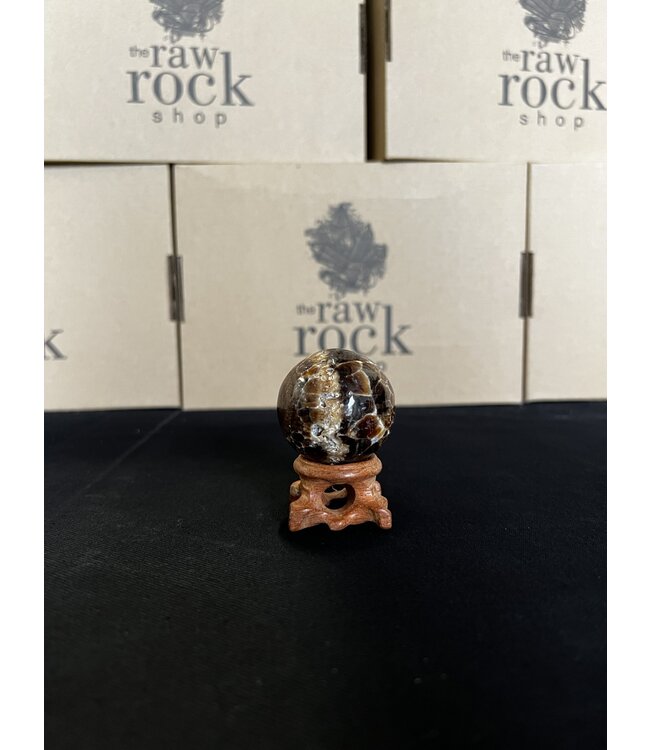 Chocolate Calcite Sphere, 40-44mm