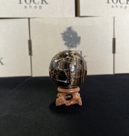 Chocolate Calcite Sphere, 55-59mm