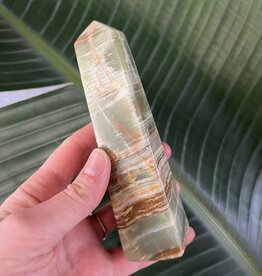 Green Banded Onyx Tower #6, 314gr