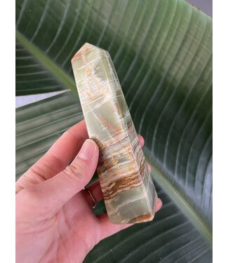Green Banded Onyx Tower #6, 314gr