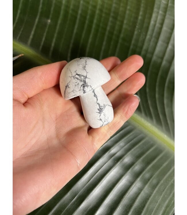 Howlite Mushroom, Size X-Large [100-124gr]