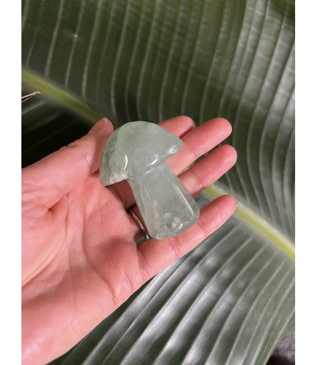 Green Fluorite Mushroom, Size XX-Large [125-149gr]