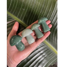 Green Aventurine Mushroom, Size Medium [50-74gr]