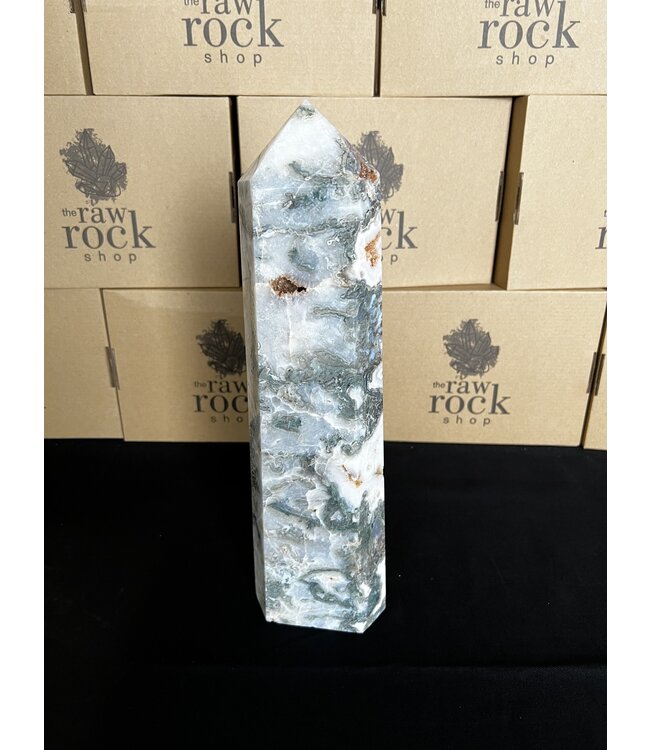 Moss Agate Tower #21, 3800gr