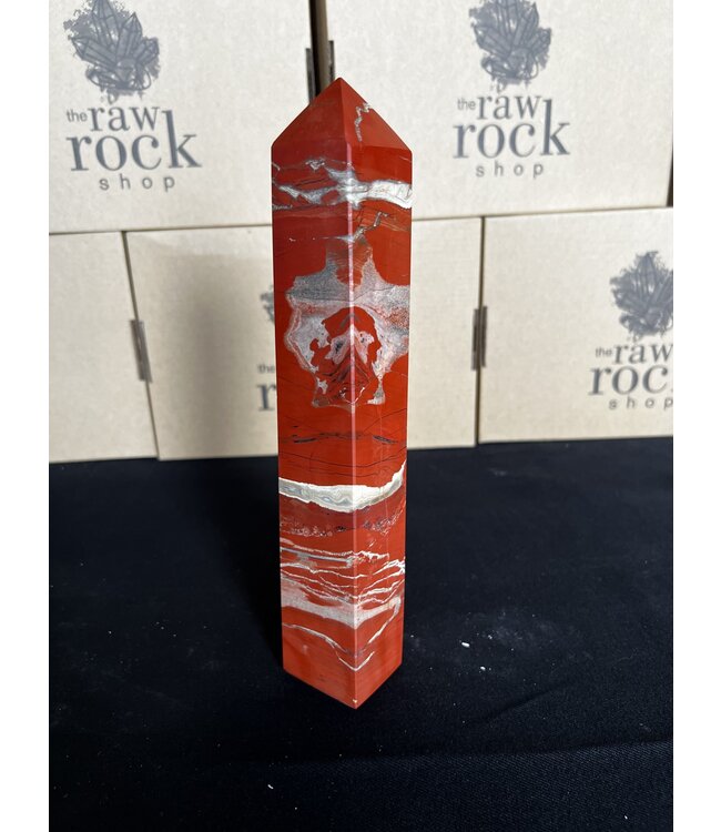 Red Jasper Tower #2, 968gr
